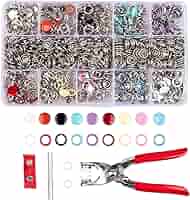 Amazon.com: Siziviki 200 Set Snap Button Kit - 9.5mm 10